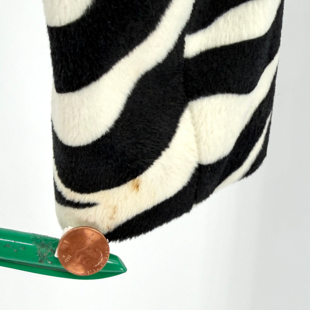 Vintage 90s Focus 2000 Charles Glueck Black White Zebra Mini Skirt Suit Set
