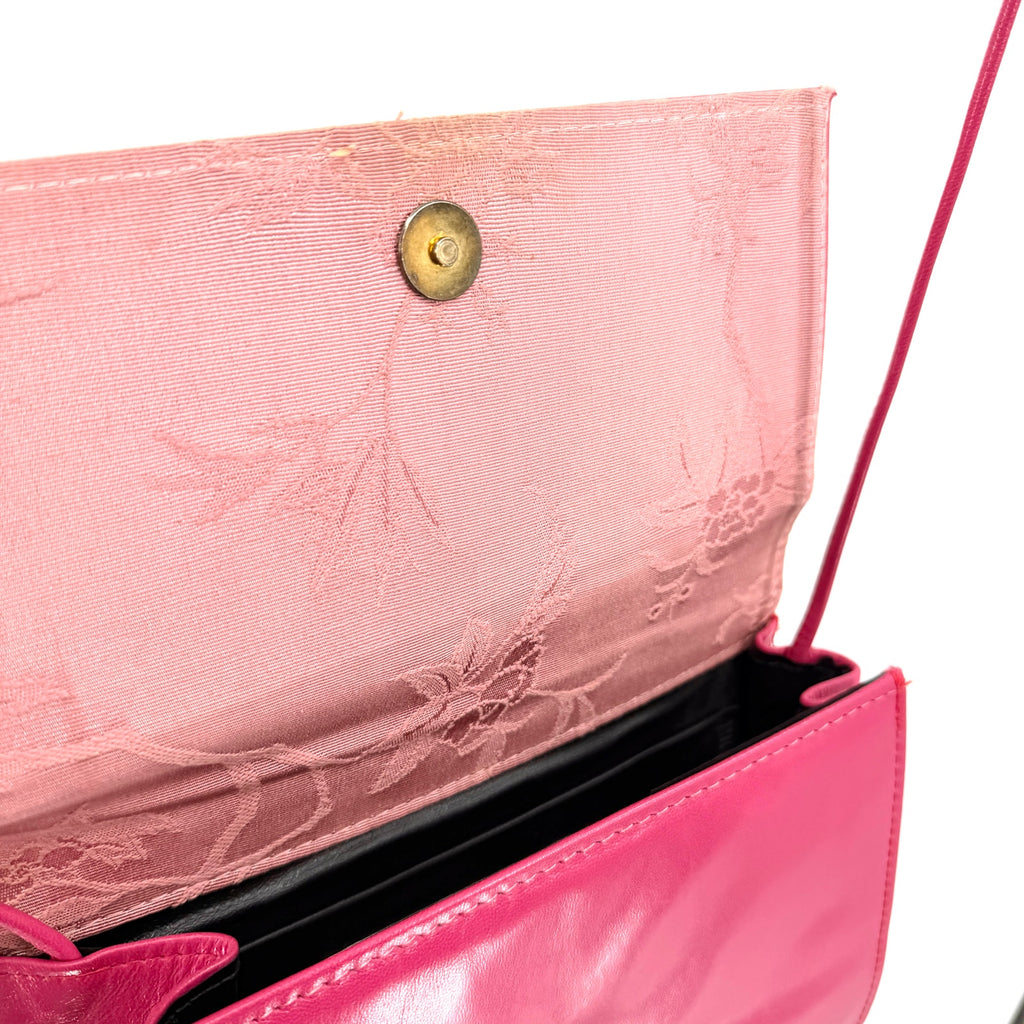 Vintage 90s Easy Spirit Pink Genuine Leather Crossbody Purse