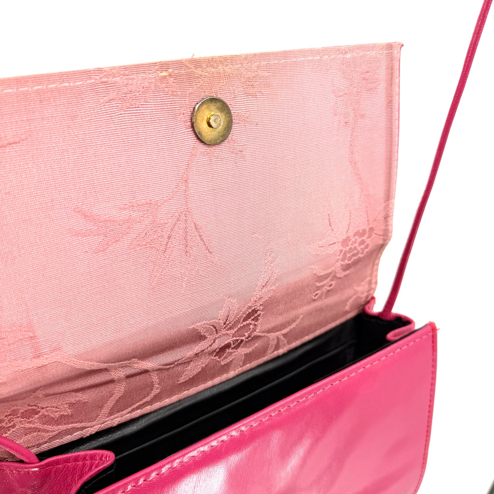 Vintage 90s Easy Spirit Pink Genuine Leather Crossbody Purse