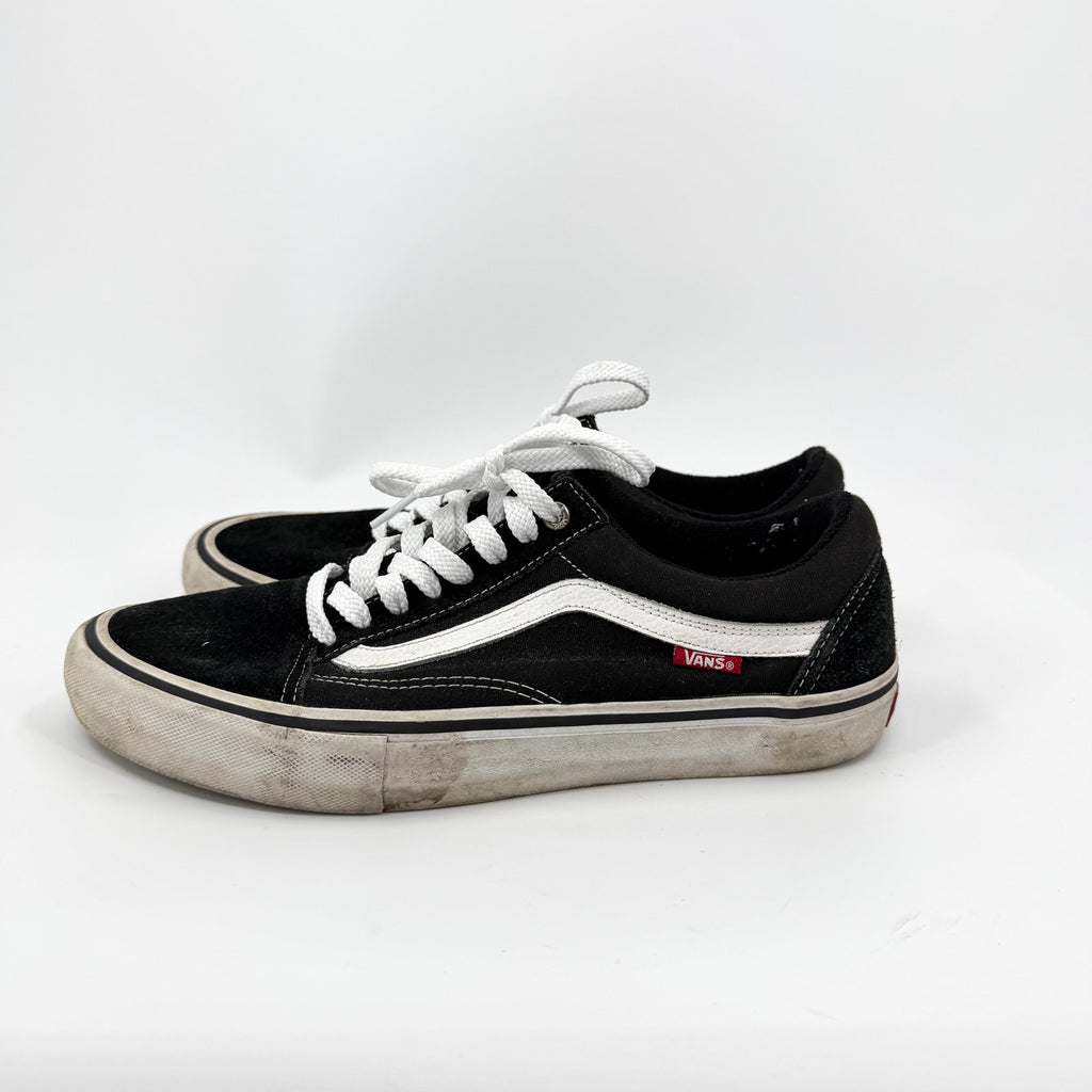 Vans Black White Canvas Suede Pro UltraKush Classic Skate Sneakers