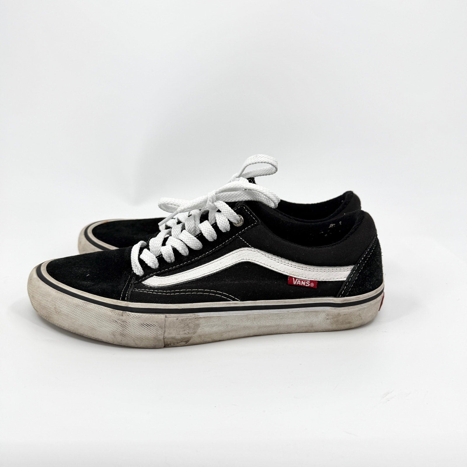 Vans Black White Canvas Suede Pro UltraKush Classic Skate Sneakers