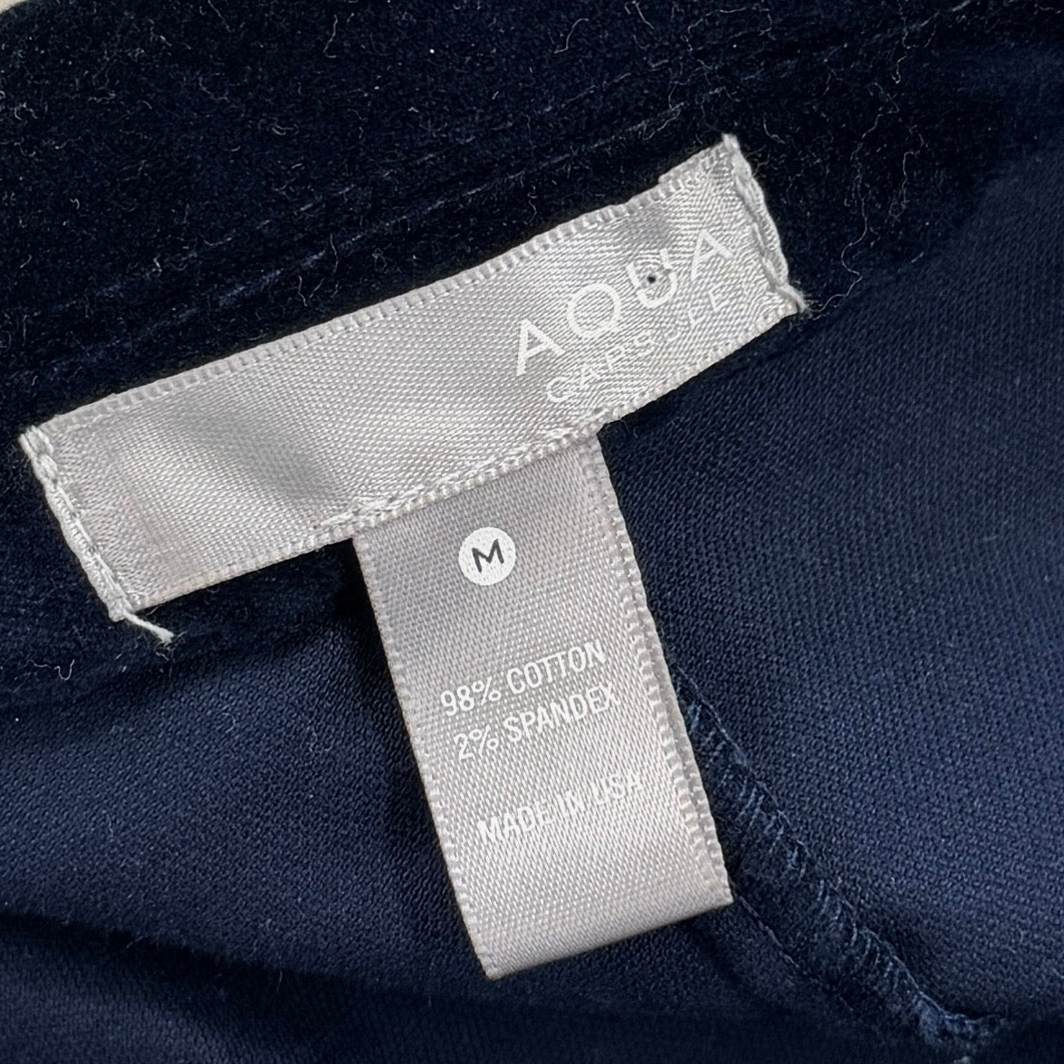 Aqua Midnight Blue Double Breasted Gold Button Blazer Jacket