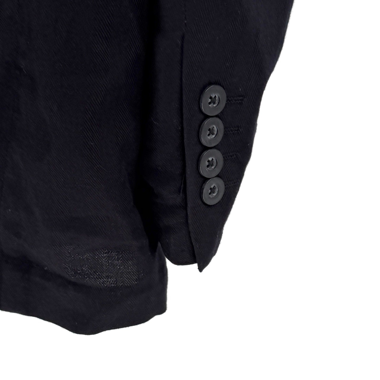 Cubavera Black Minimalist Casual Two Button Blazer Tuxedo Jacket