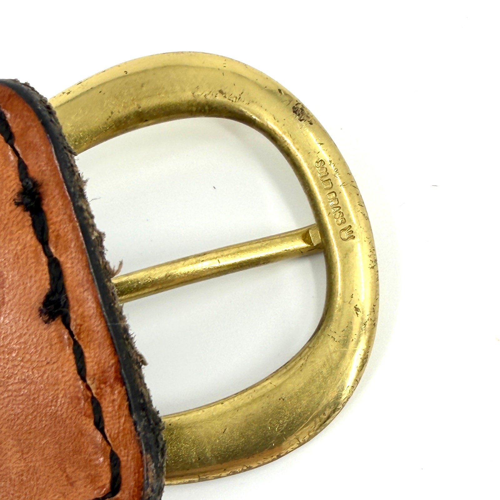 Vintage Y2K Safariland Black Genuine Leather Solid Brass Buckle Wide Duty Belt