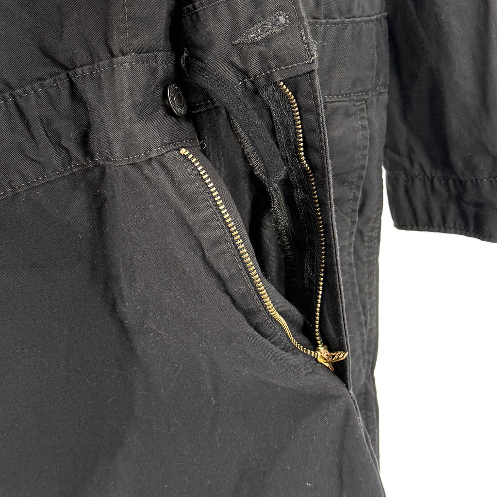 Levi's Black Cotton Minimalist Utility Boiler Jumpsuit