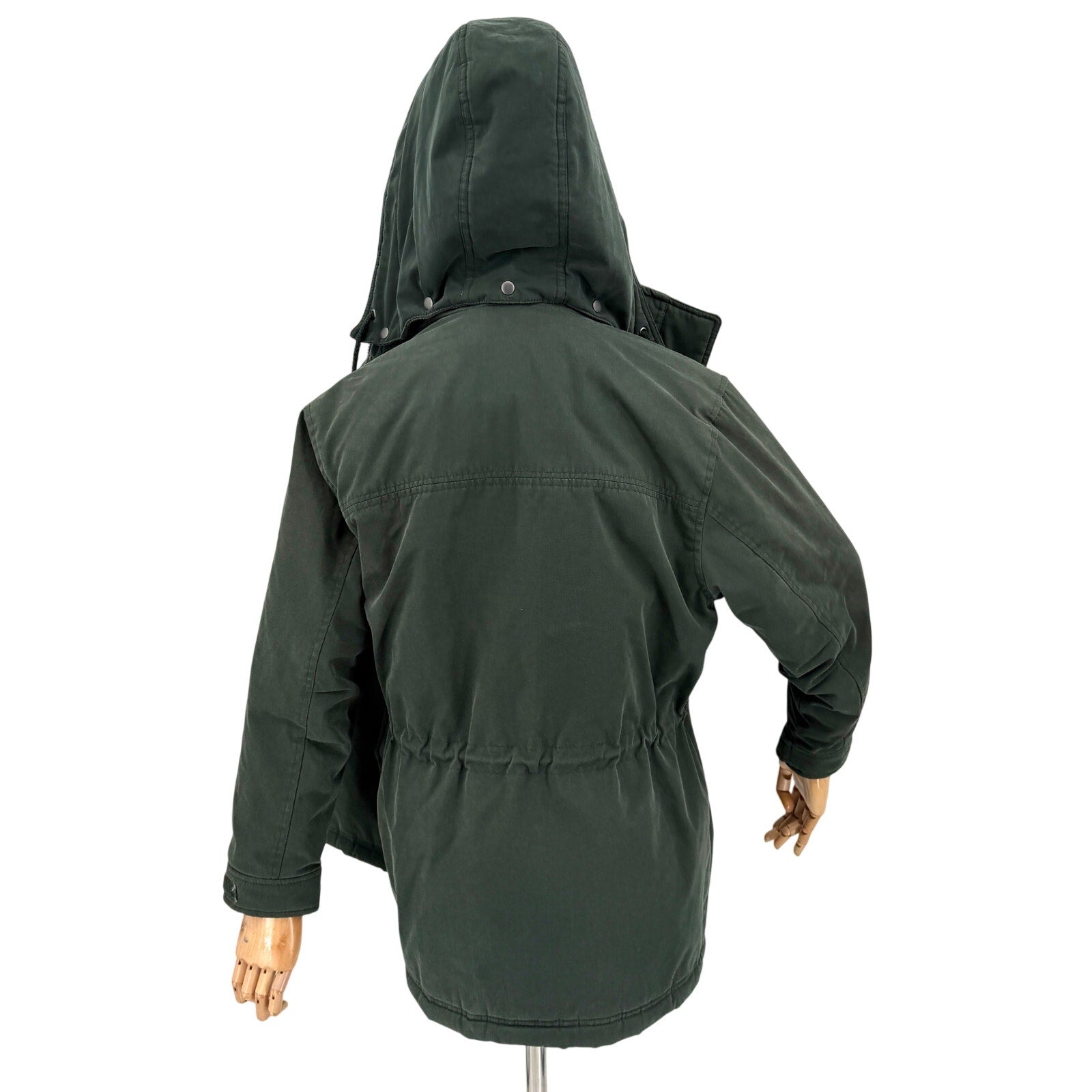 Vintage 90s Pacific Trail Forest Green Detachable Hood Anorak Parka