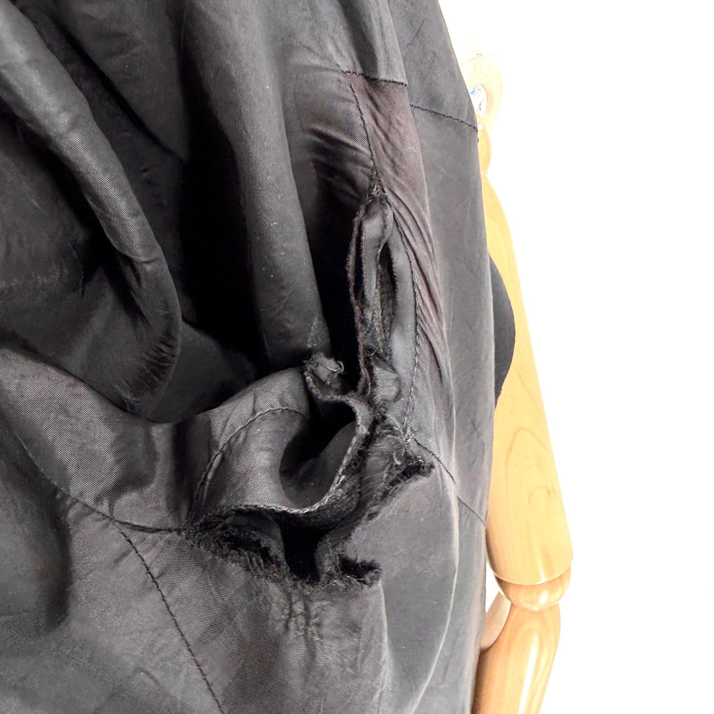 Vintage 80s Lolita Lempicka Black 100% Wool Sharp Tailoring Puff Sleeve Blazer
