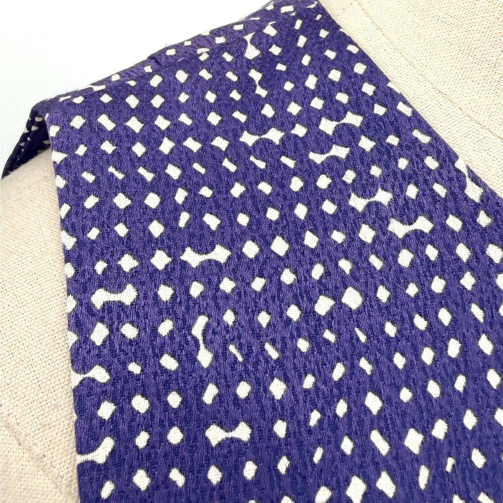 Tory Burch Purple Geometric Mod Sleeveless Pockets Mini Dress