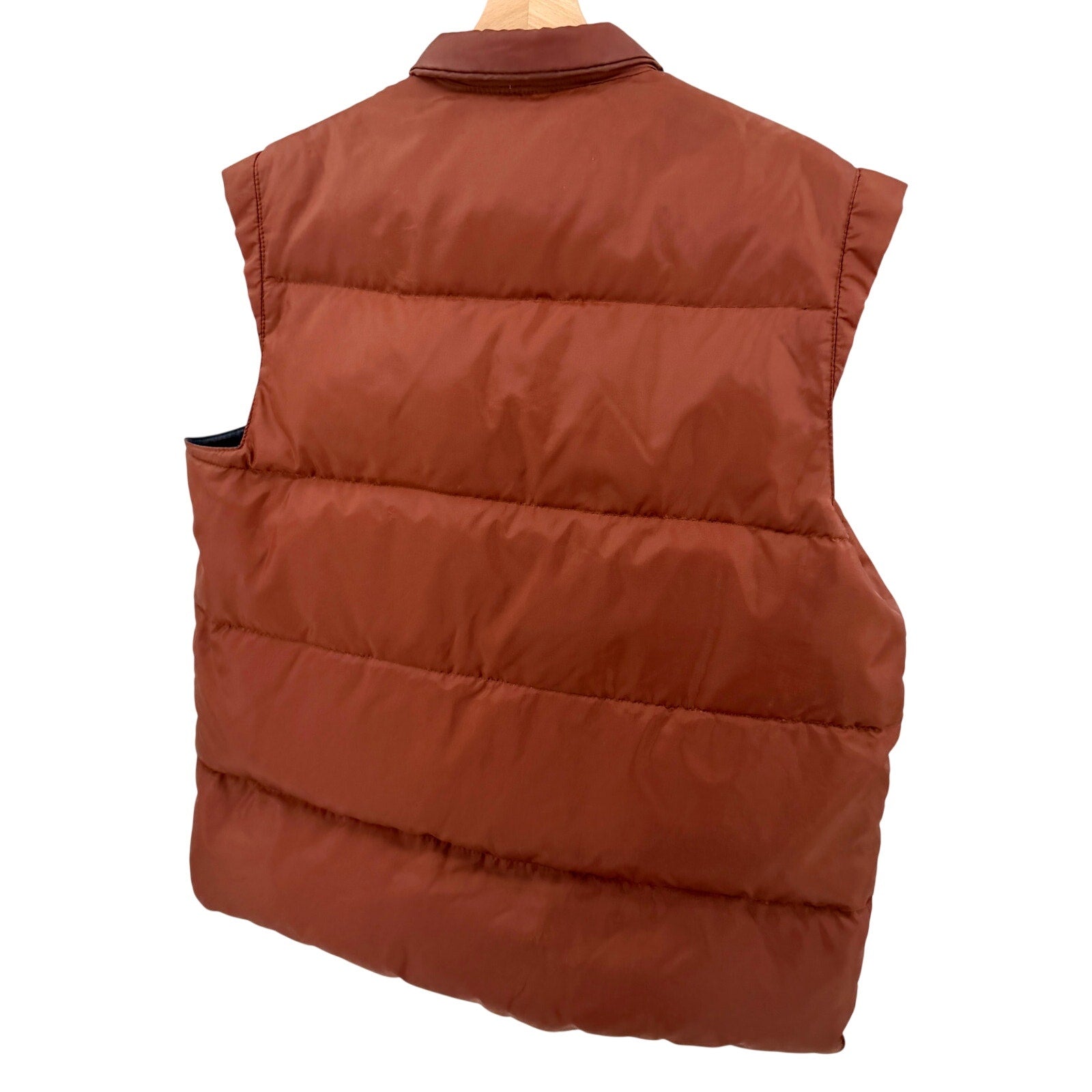 Vintage 70s The Ducky Drake of Down Rust Orange Puffer Vest
