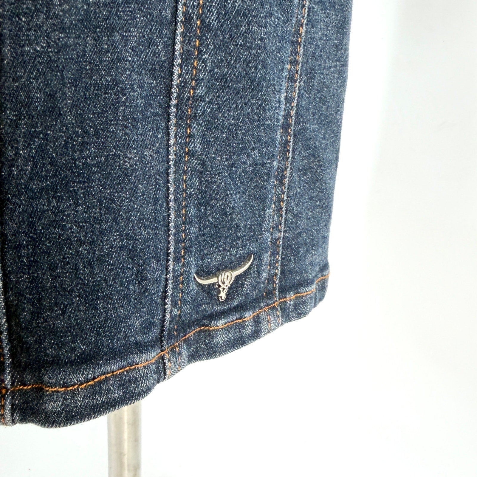 Vintage 90s Sergio Valente Blue Denim Bodycon Midi Dress