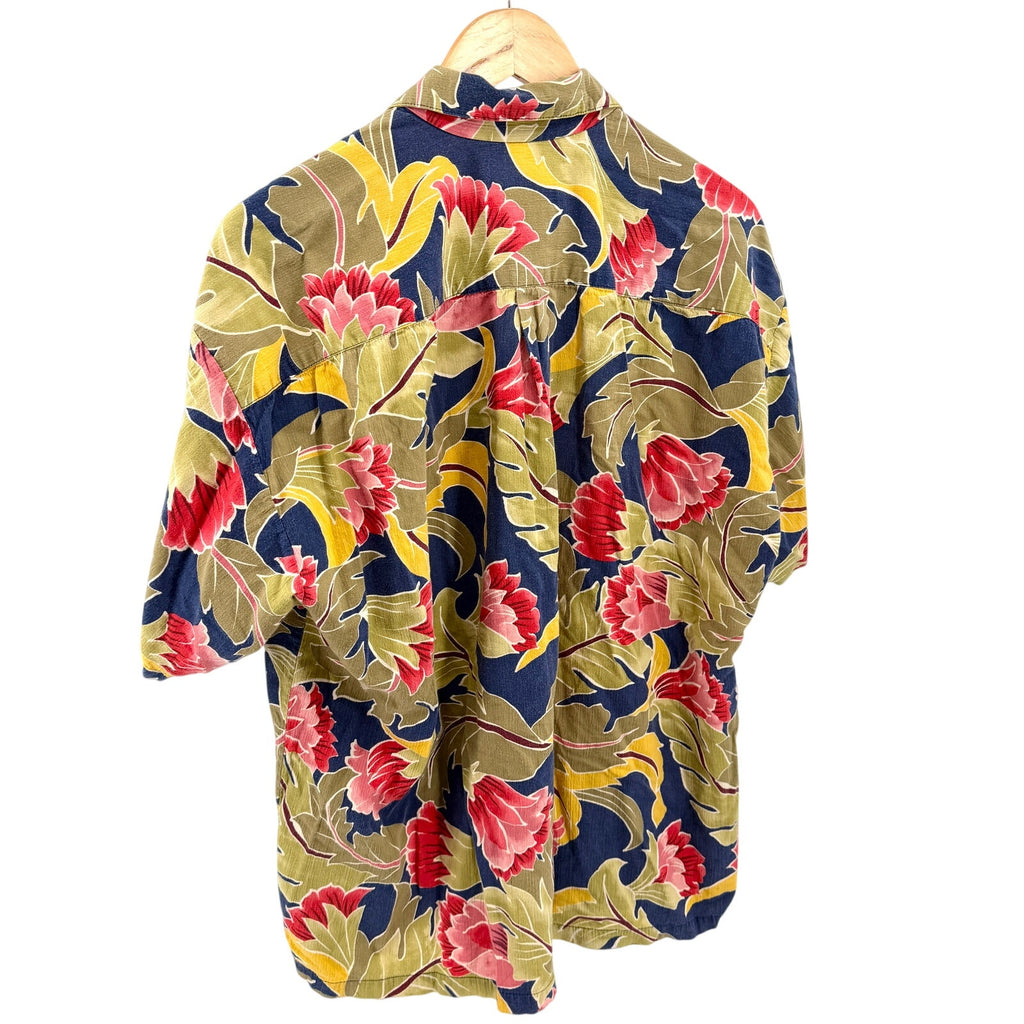 Vintage 90s Cooke Street Liberty House Hawaiian Aloha Tropical Floral Shirt
