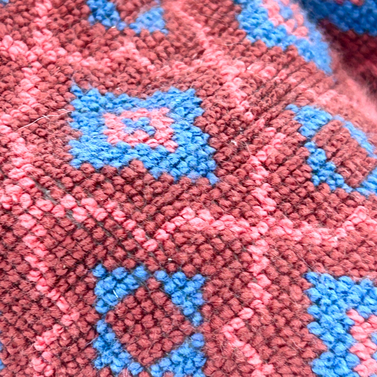 Vintage 90s Stubbs & Wootton Red Needlepoint Leather Loafer Slippers