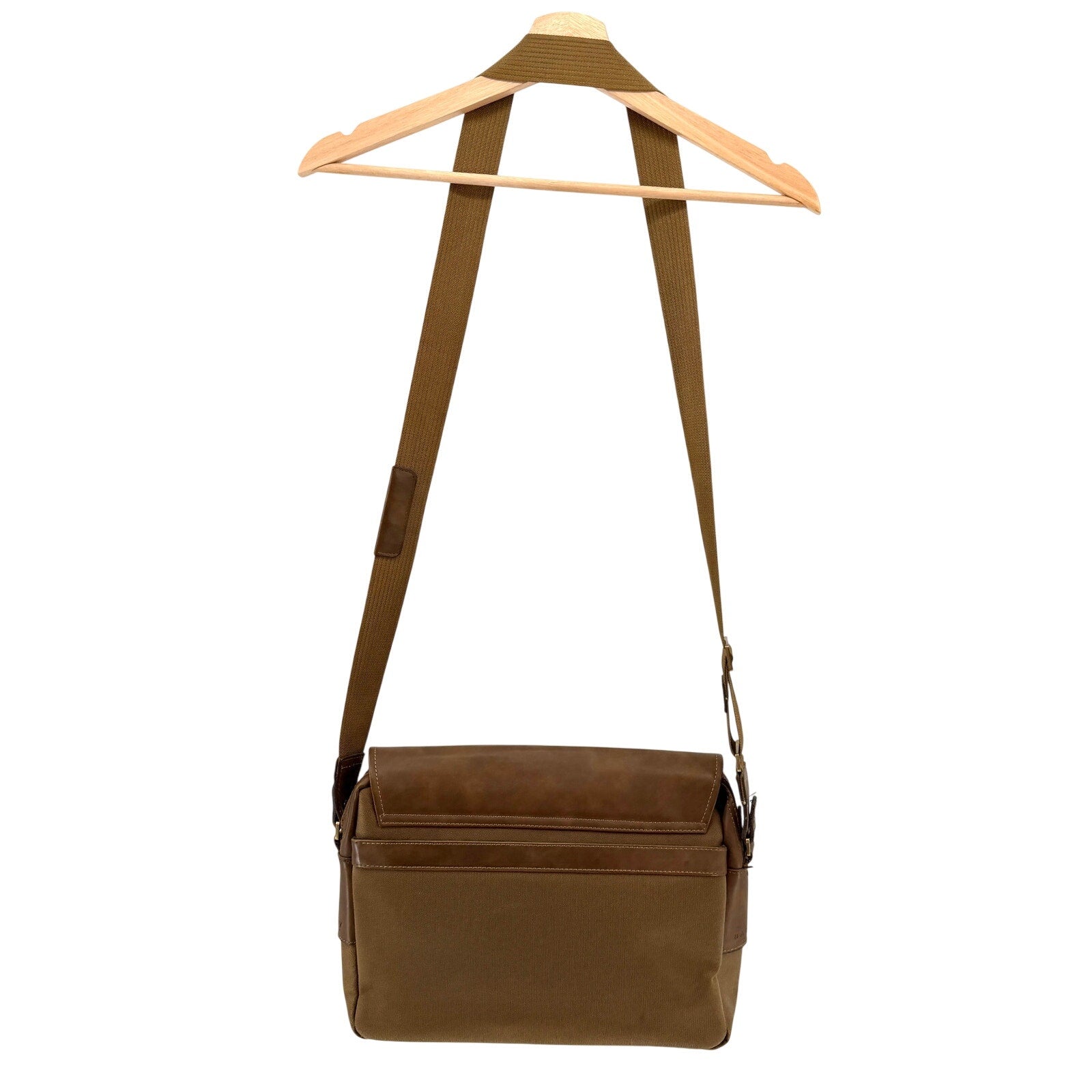 Vintage 90s Bally Tan Grade High Leather Canvas Satchel Briefcase Laptop Bag