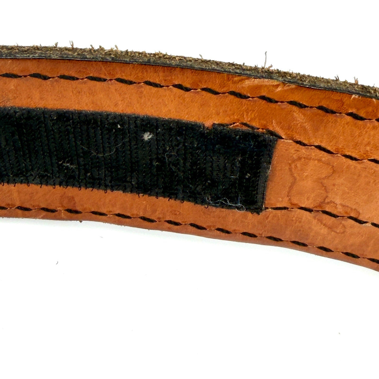 Vintage Y2K Safariland Black Genuine Leather Solid Brass Buckle Wide Duty Belt