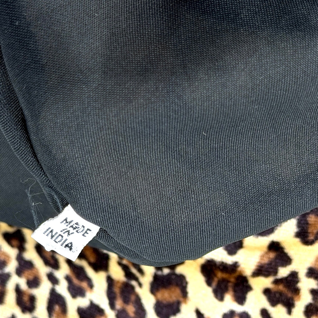 Vintage 90s Leopard Velvet Gold Studded Wire Brim Bucket Hat