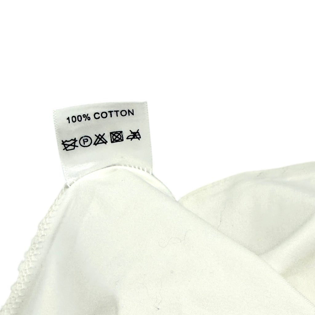 RARE Point Off View Marina Testino White 100% Cotton Mini Shirt Dress