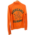 Victoria's Secret PINK Orange Miami Hurricanes Fifth Ocean Half Zip Sweatshirt