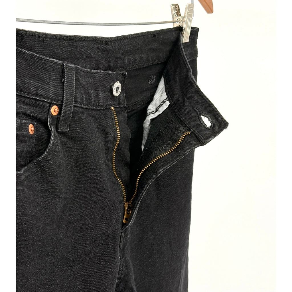 Levi's Black Minimalist Bootcut Denim Jeans
