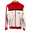 Adidas Red Off White 83-C J. Mano Embroidered Three Stripe Track Jacket