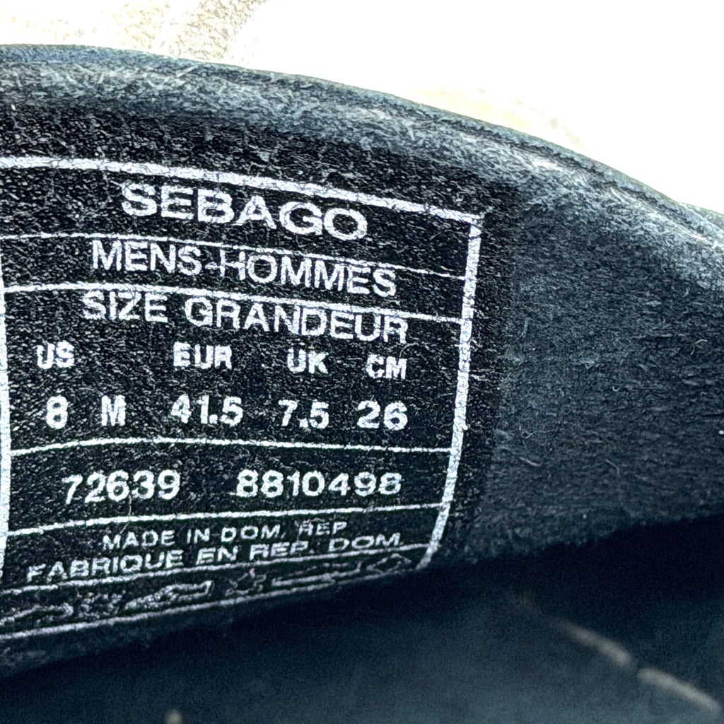 Sebago Navy Blue Genuine Leather Docksides Boat Shoes