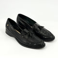 Vintage 90s Etienne Aigner Black Genuine Leather Classic Tassel Loafers
