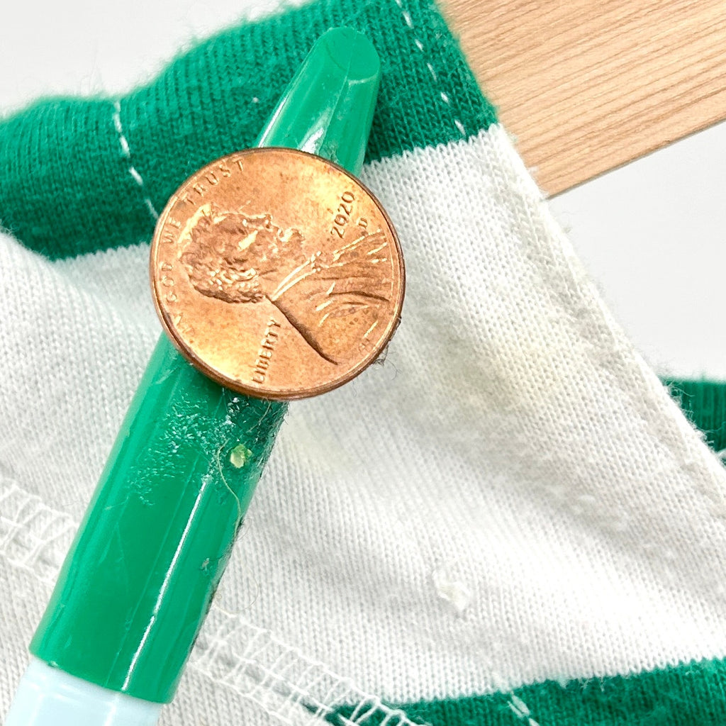 Vintage 90s Folette Signature Green White Striped Jersey Hoodie Gold Embroidery