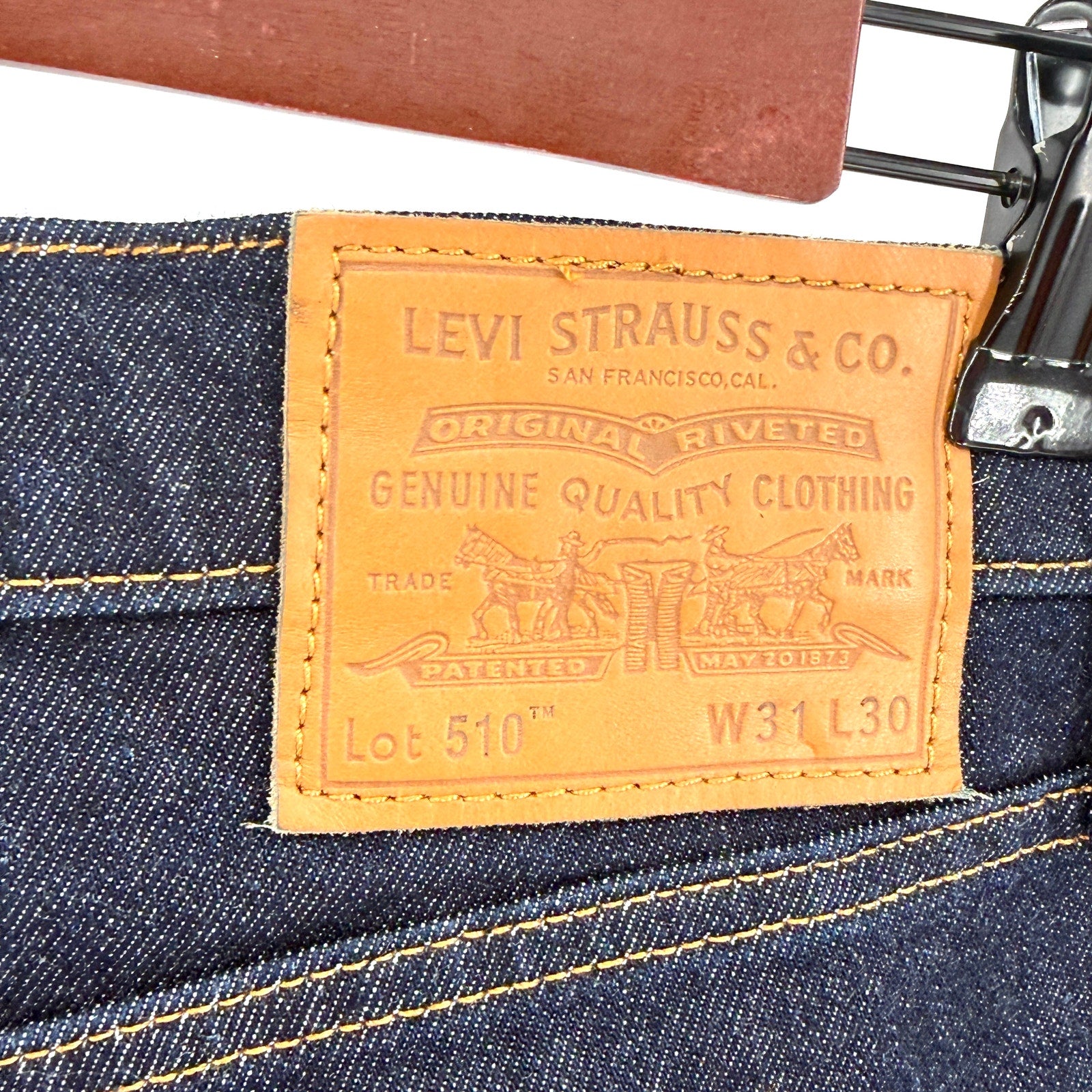 Levi’s Premium Dark Blue 510 Skinny Fit Jeans