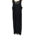Vintage 90s Lawrence Kazar Black 100% Silk Beaded Cocktail Gown