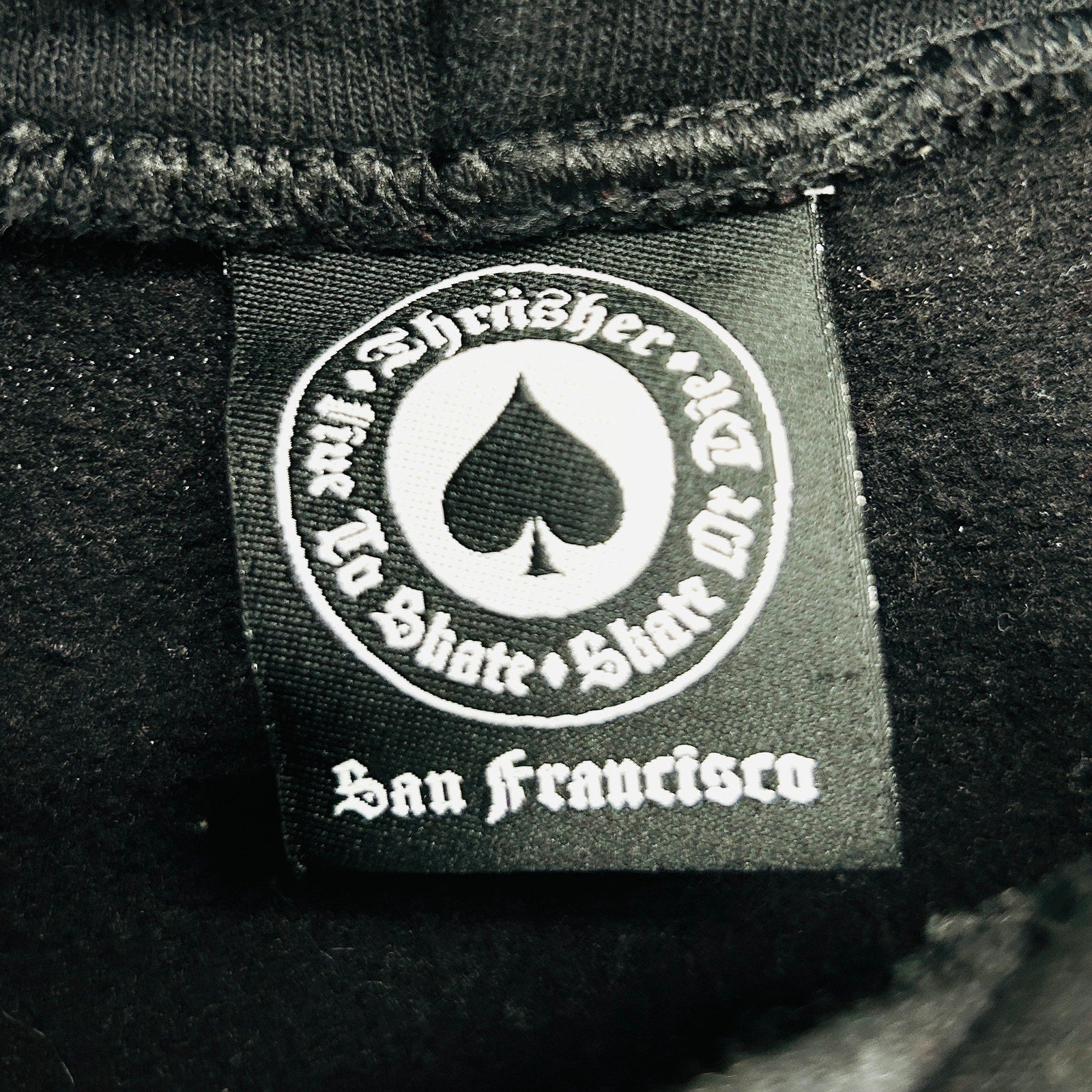 Thrasher Black Skate Flame Logo Pullover Hoodie Sweatshirt