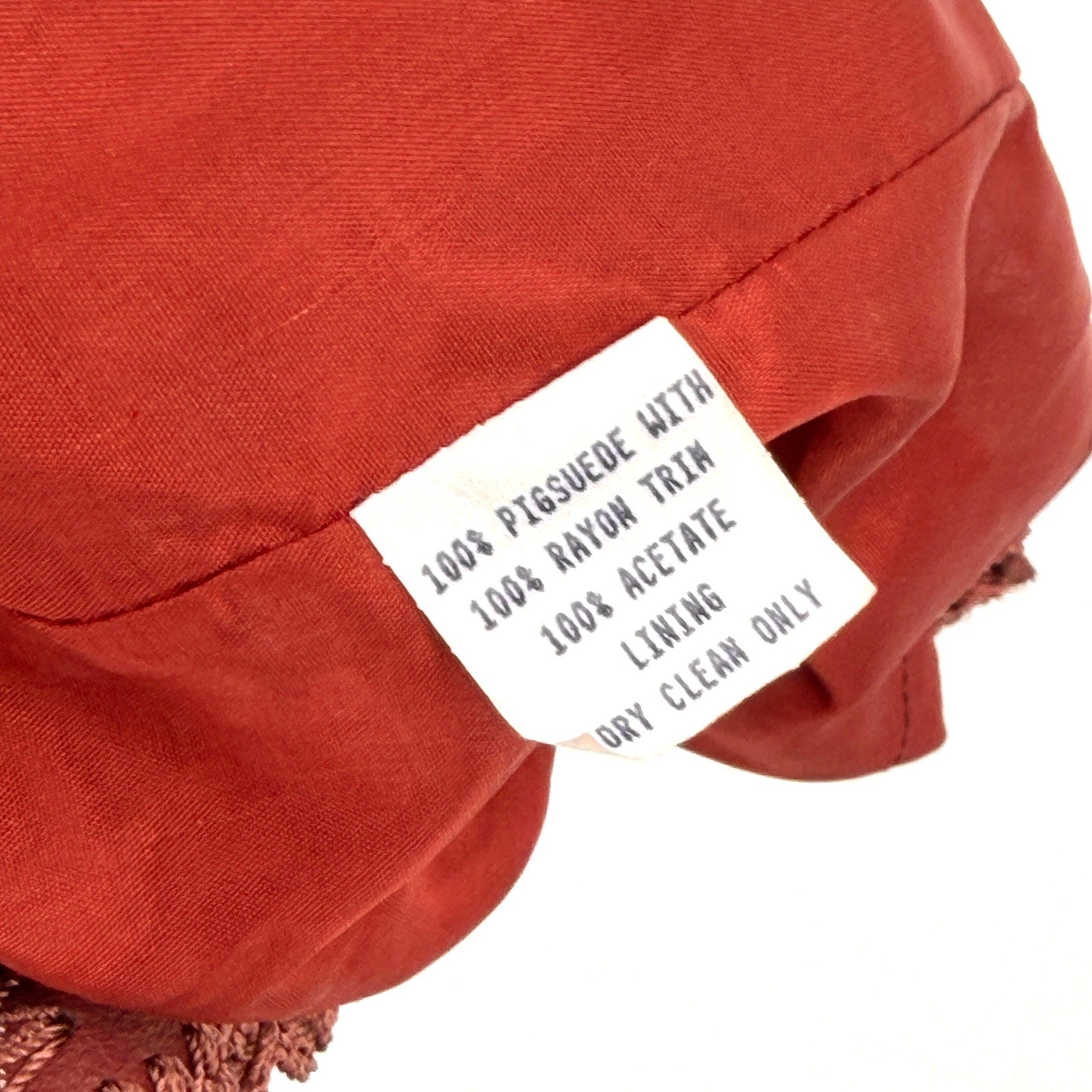 Vintage 90s Double D Ranchwear Maroon Genuine Suede Concho Button Vest