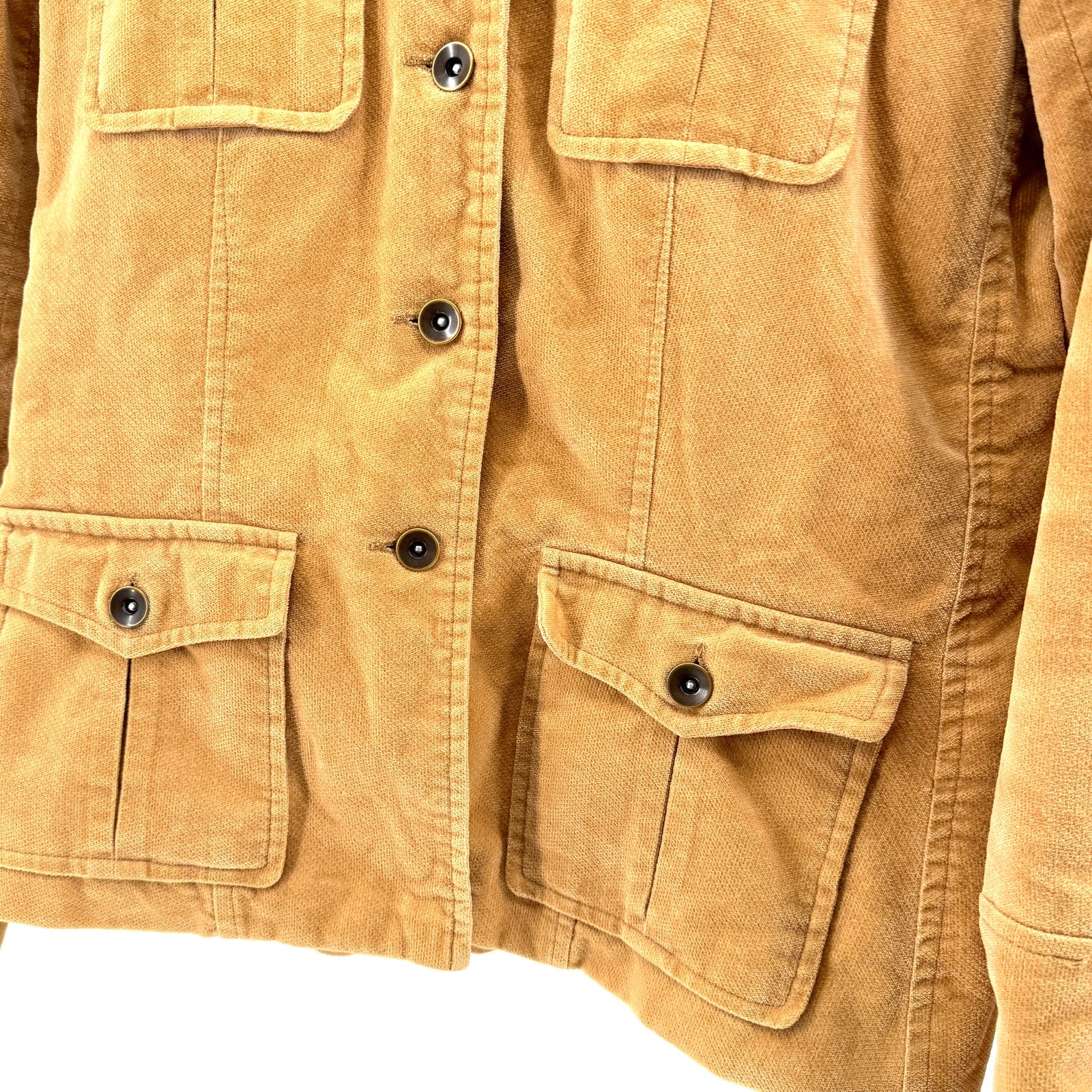 Vintage Y2K Sinéquanone Tan Structured Utility Field Jacket