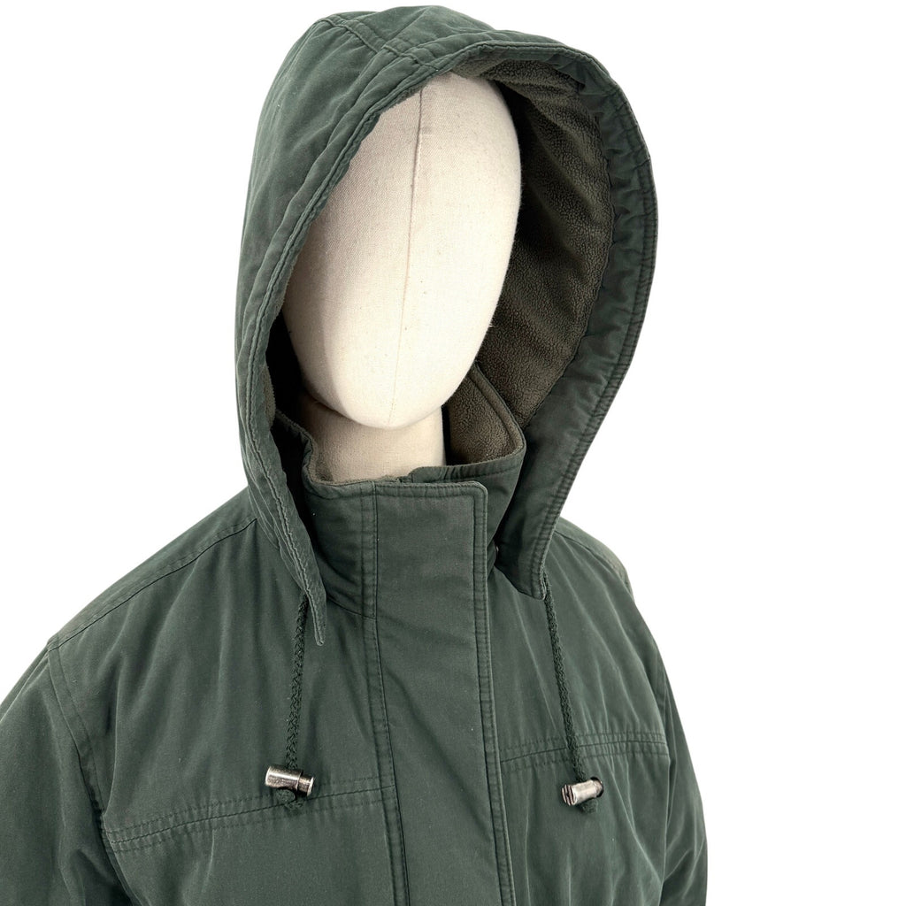 Vintage 90s Pacific Trail Forest Green Detachable Hood Anorak Parka