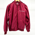 Vintage 80s Jockey Standard Issue Burgundy "Will-O-The-Wisp" Bomber Jacket