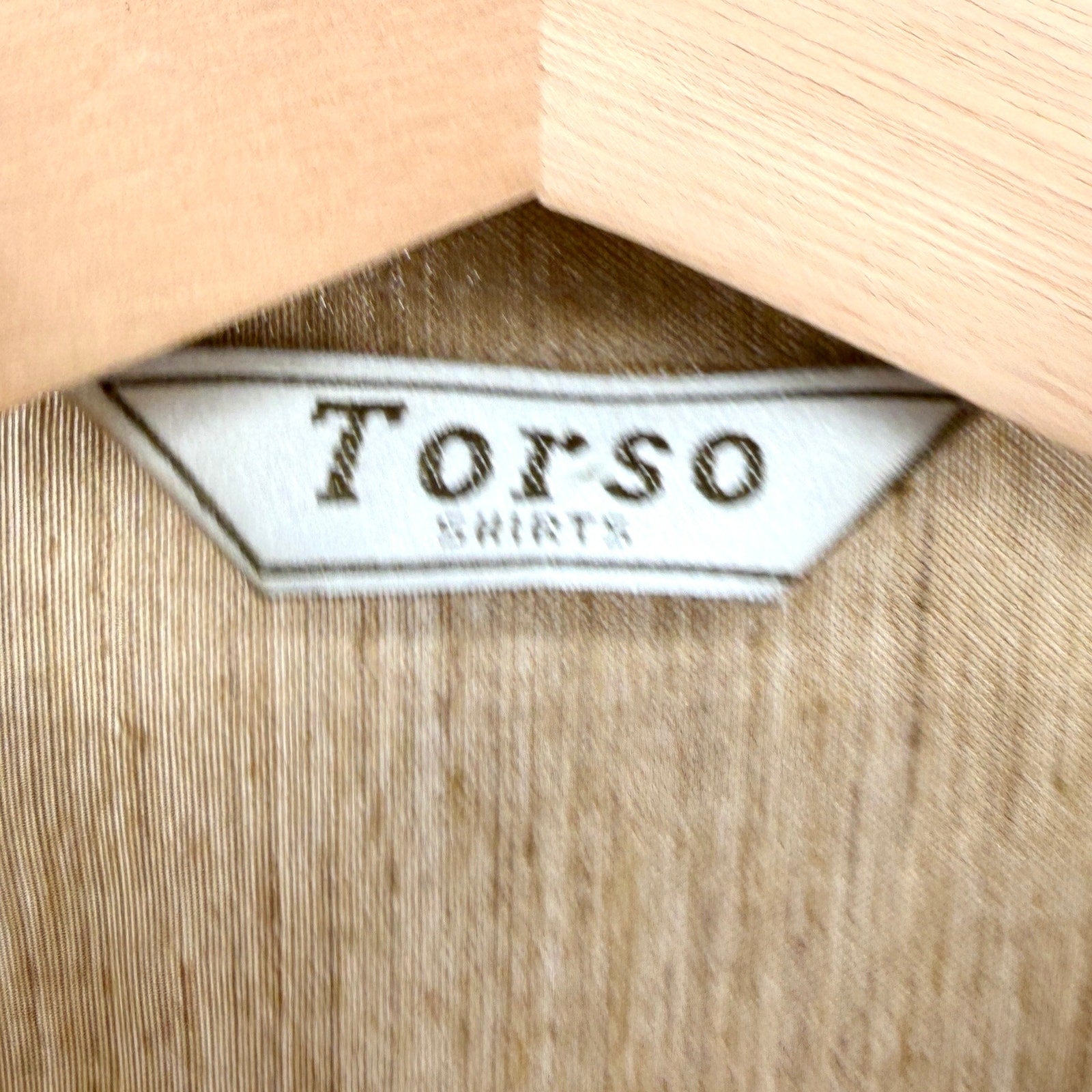 Vintage 90s Torso Bronze Tan Tapestry Print Embroidered Shirt