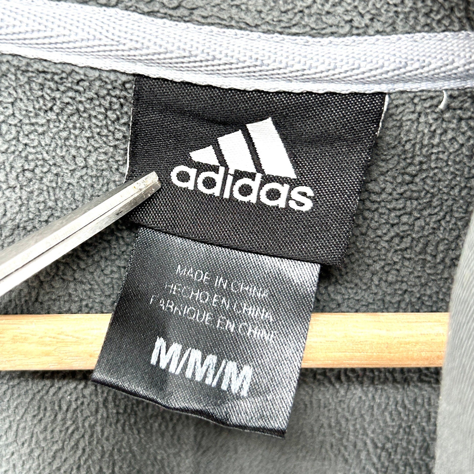 Adidas NBA Miami Heat Gray Black Colorblock Fleece Warm-up Jacket