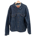 Levi's Dark Blue 100% Cotton Casual Oversized Trucker Jacket