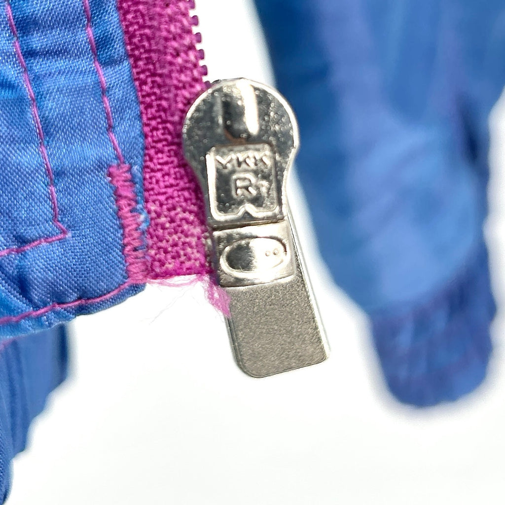 Vintage 90s Nike Blue Iridescent Full Zip Athletic Windbreaker Jacket