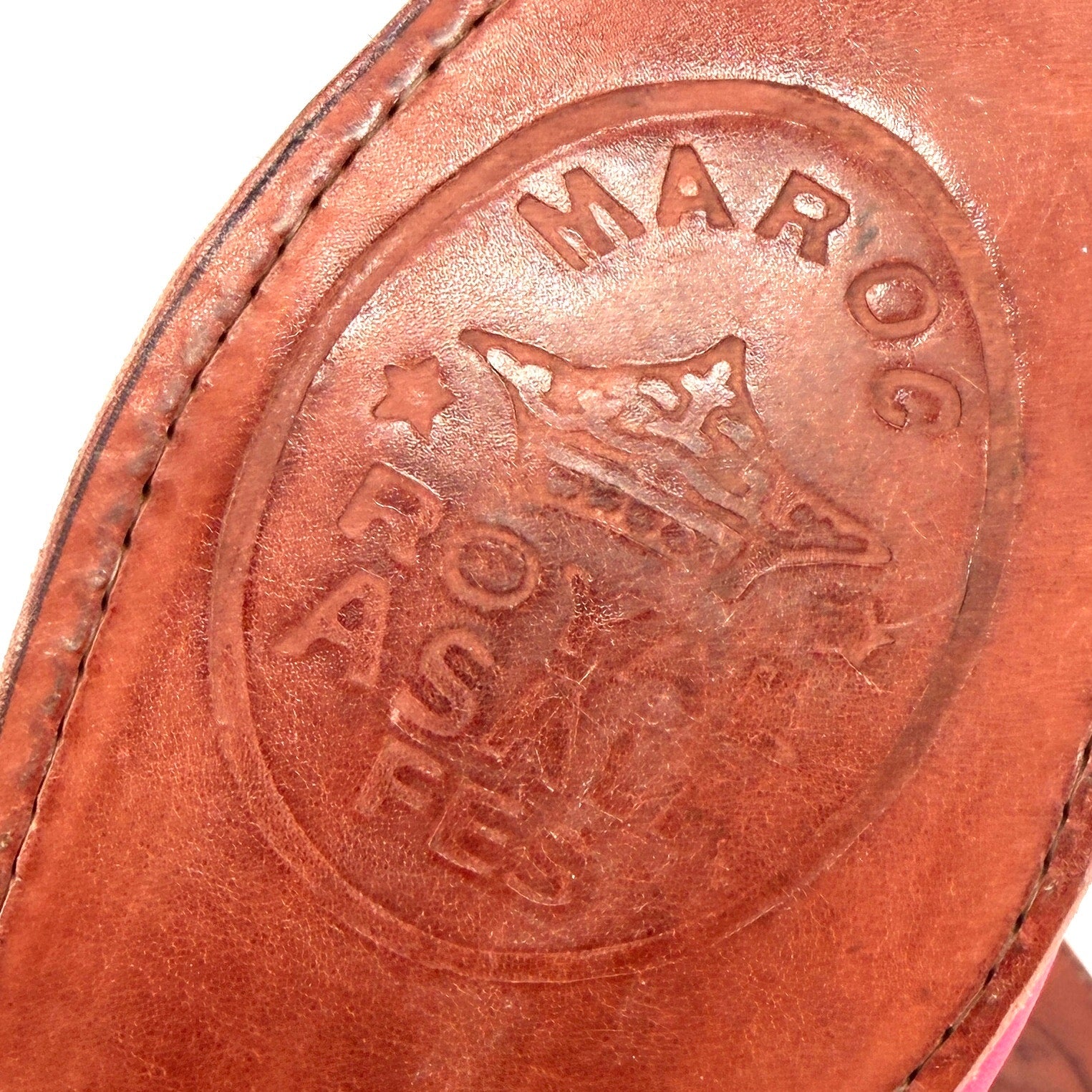 NEW Maroc Royal Asala Fes Hot Pink Genuine Leather Pointed Toe Babouche Mules