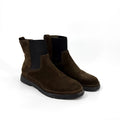 Vince Antique Olive Suede Water Repellent Litton Chelsea Boots