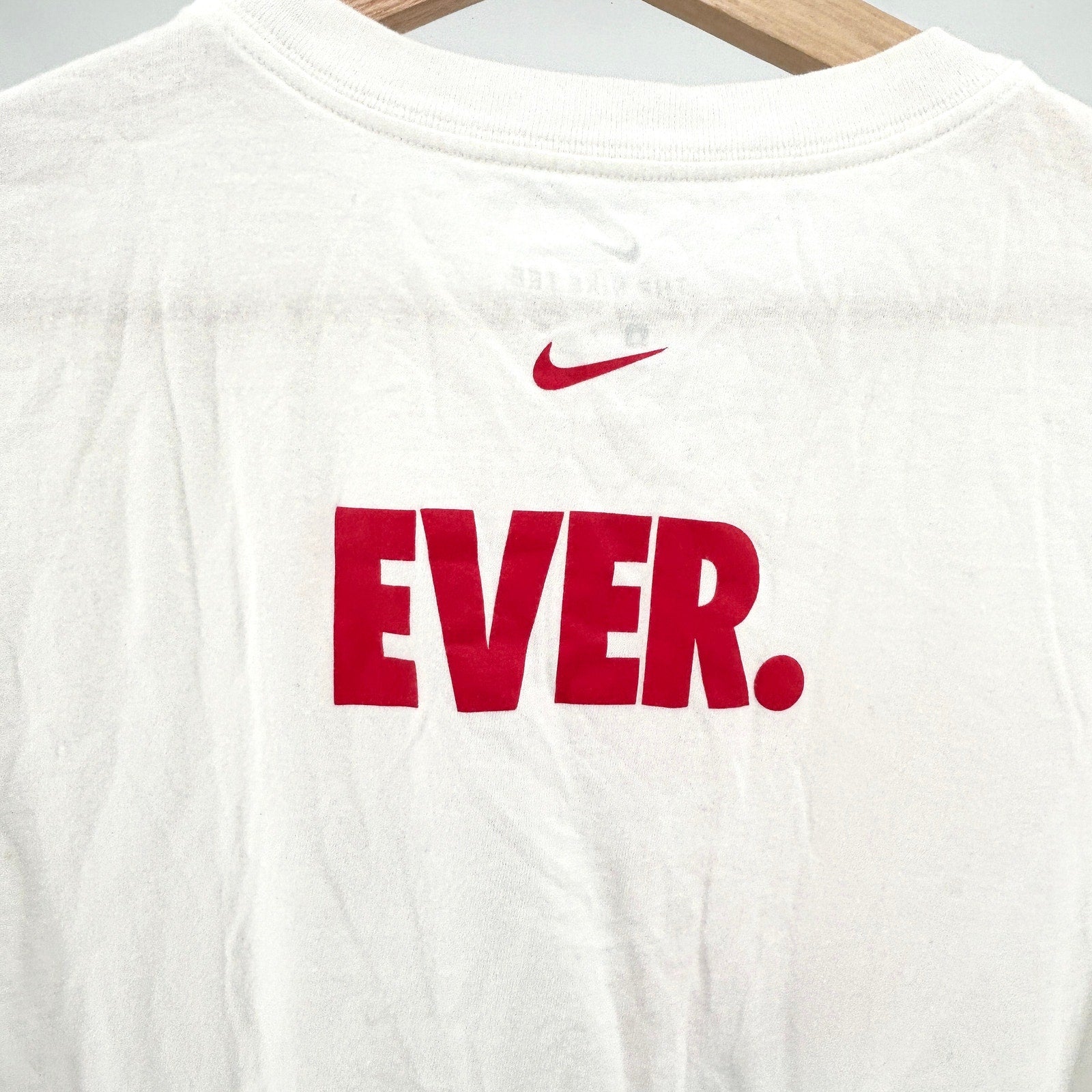 Nike White Red Greatest Female Athlete Serena Williams Graphic Tee