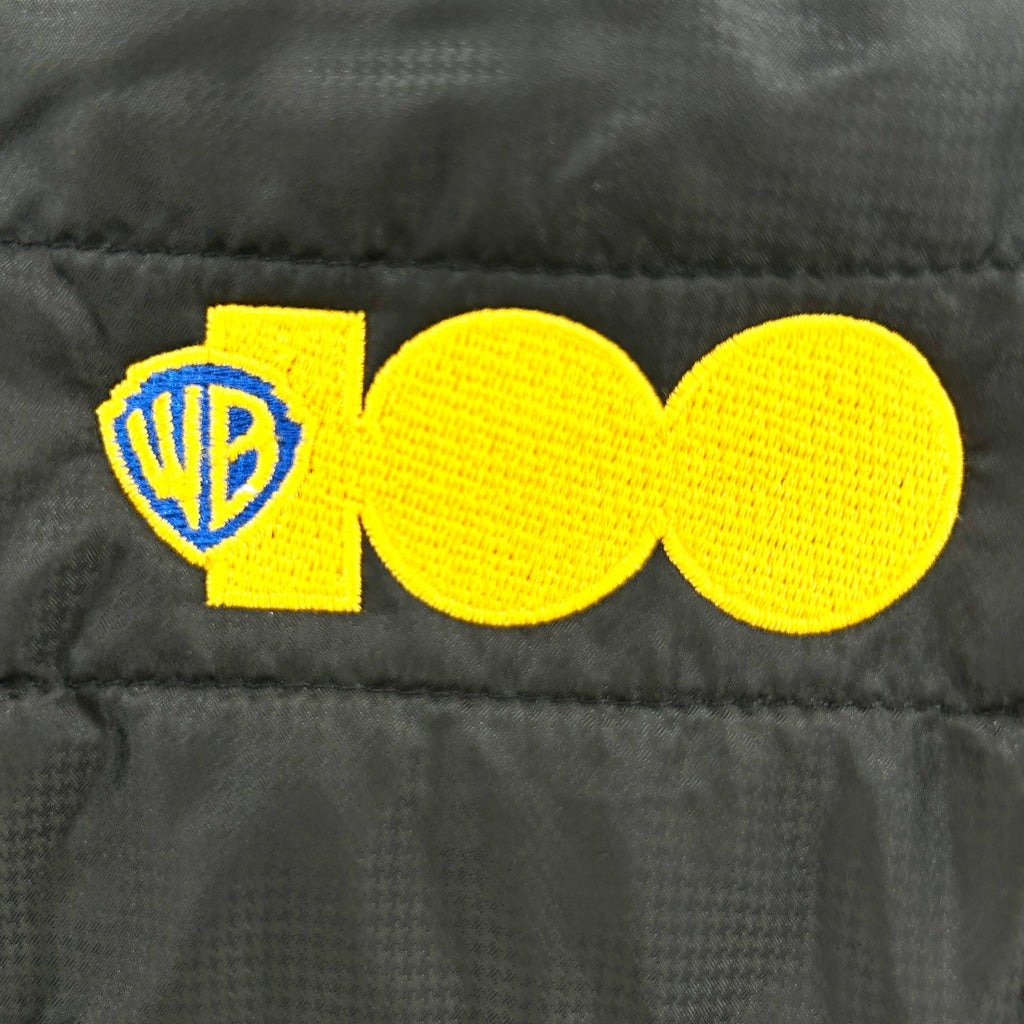 Black Polyester Quilted Warner Bros Discovery 100th Anniversary Puffer Vest