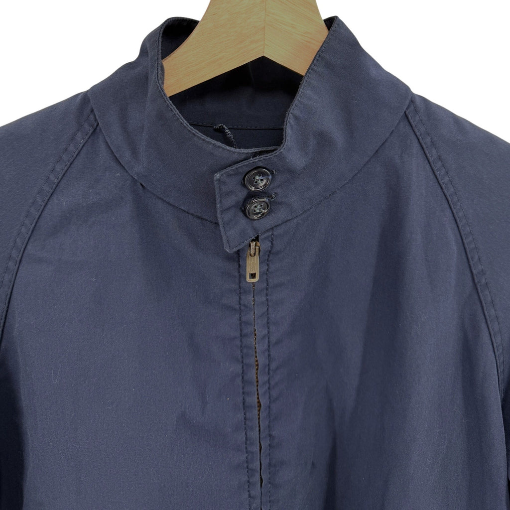 Vintage 70s London Fog Navy Blue Zip Up Harrington Jacket