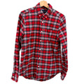 Five Four Mark McNairy Red Plaid 100% Cotton Heavyweight Button Down Shirt